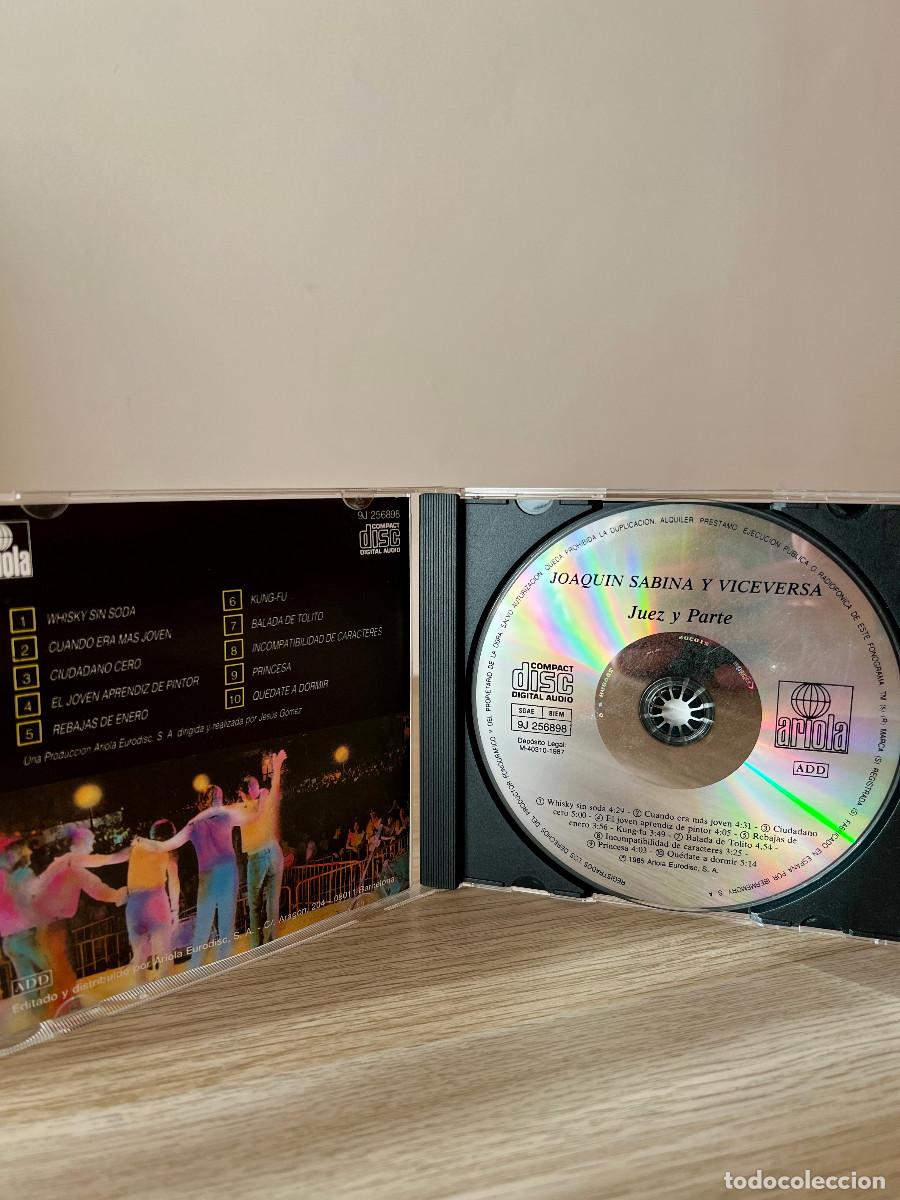 CDs de m&uacute;sica: CD Joaqu&iacute;n Sabina y Viceversa - Juez y Parte - Foto 3
