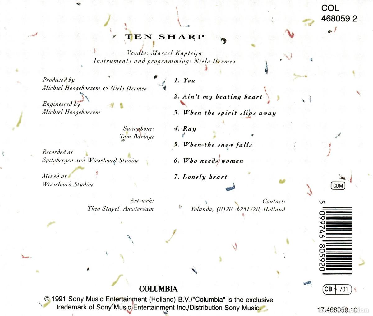 CDs de m&uacute;sica: �T939 - TEN SHARP. UNDER THE WATER-LINE. CD. - Foto 2