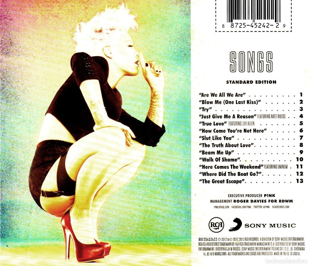 CDs de m&uacute;sica: PINK. THE TRUTH ABOUT LOVE. CD. - Foto 2