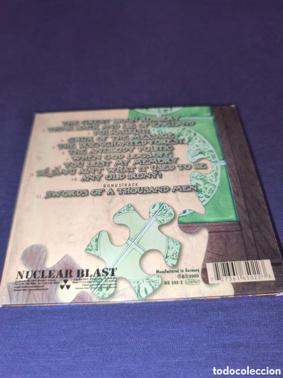CDs de m&uacute;sica: Skyclad Folkemon CD Heavy Metal - Foto 3