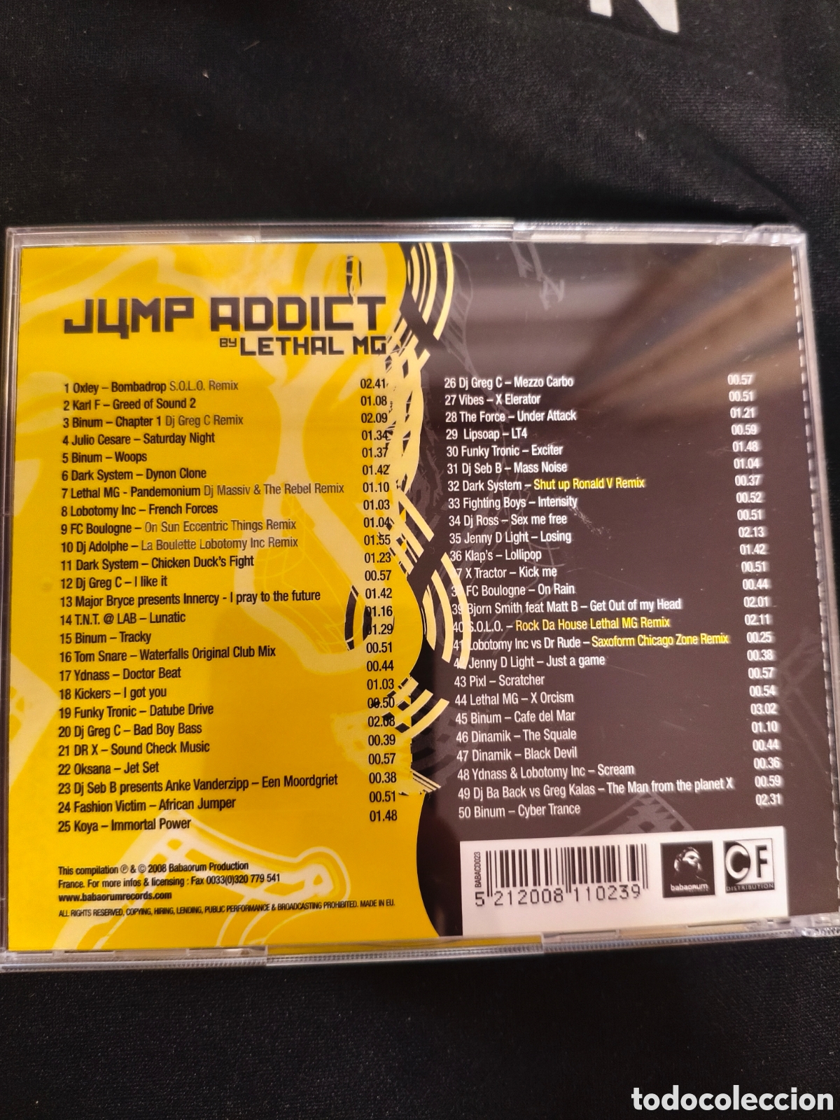 CDs de m&uacute;sica: Lethal MG&nbsp;&lrm;&ndash;&nbsp;Jump Addict 2 - Foto 2