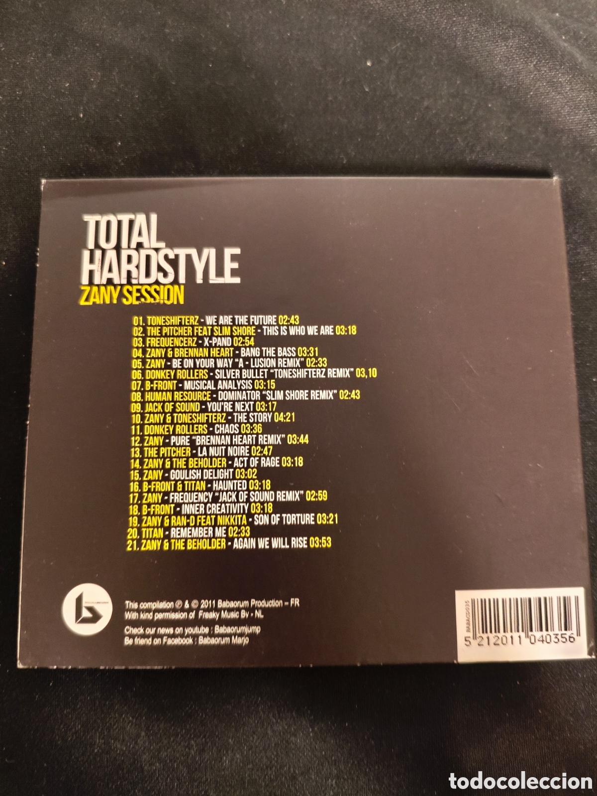 CDs de m&uacute;sica: Total hardstyle zany session - Foto 2
