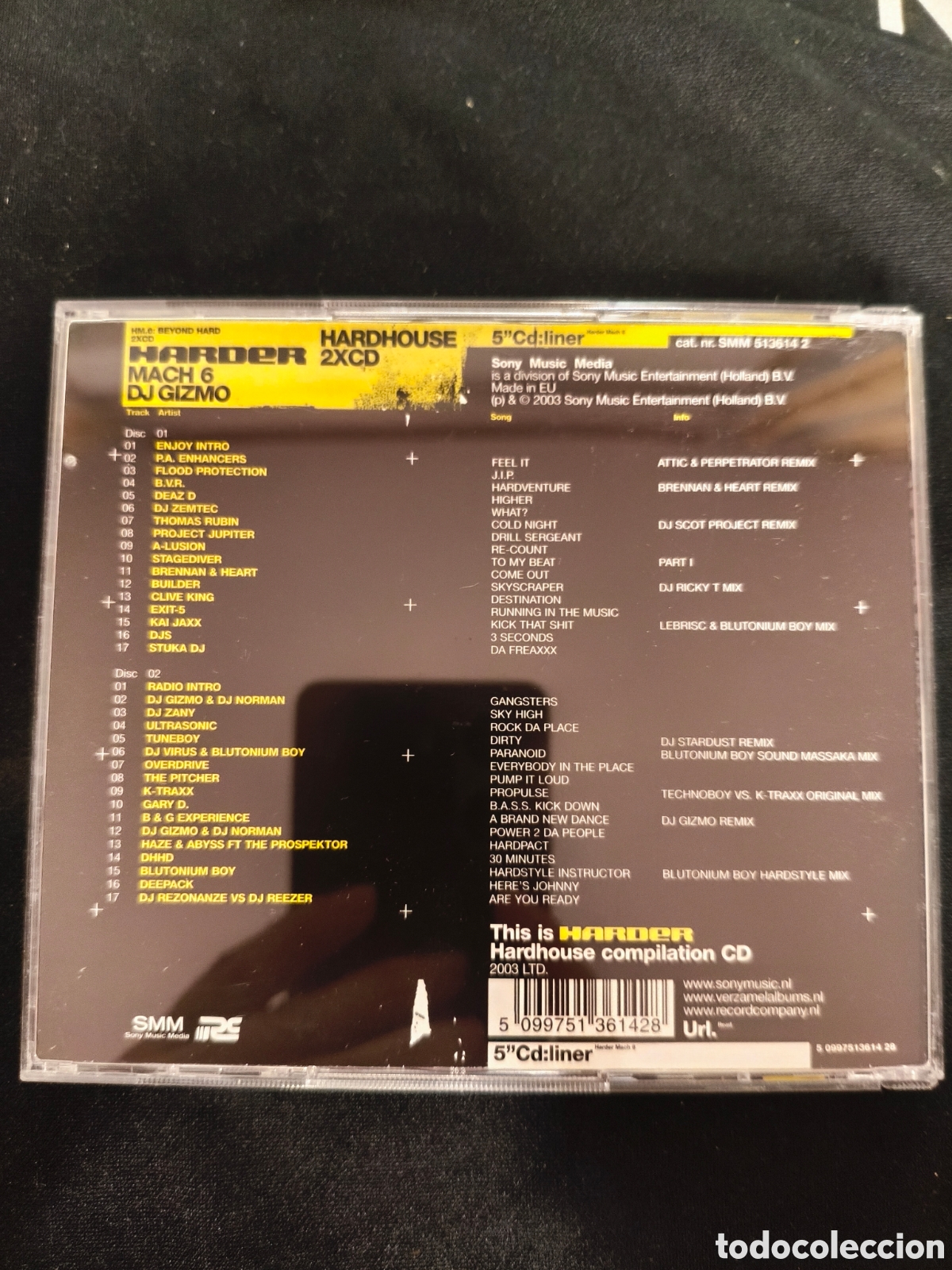 CDs de m&uacute;sica: DJ Gizmo&nbsp;&lrm;&ndash;&nbsp;Harder Mach 6 - Foto 2