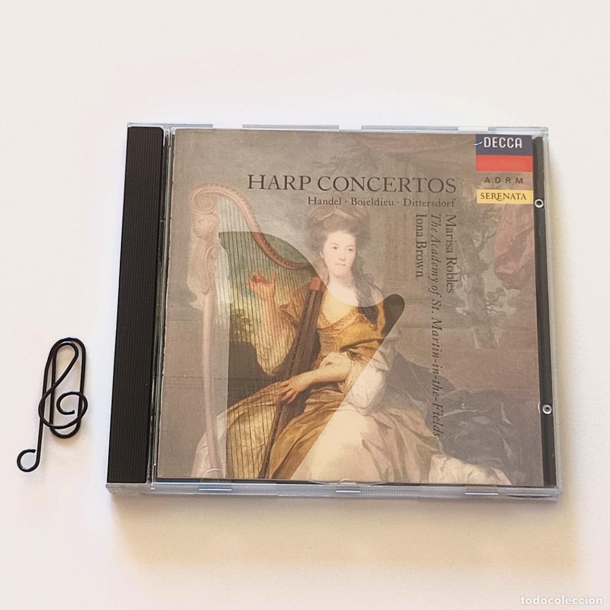 CDs de m&uacute;sica: CD Harp Concertos Haendel-Boieldieu-Dittersdorf
