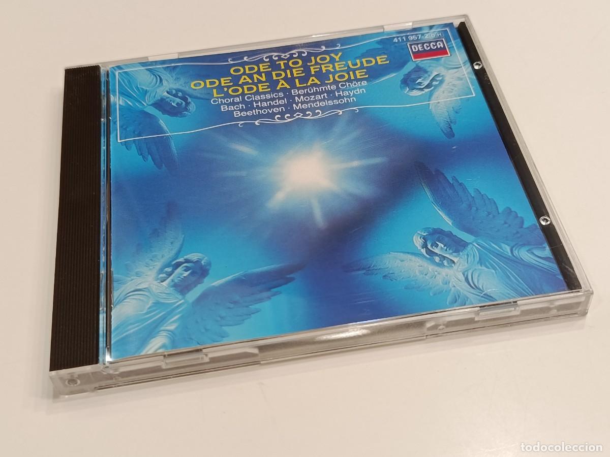 CDs de m&uacute;sica: ODE TO JOY - BACH HANDEL MOZART HAYDN BEETHOVEN MENDELSSOHN - DECCA CD 411 957-2 (1984) - NUEVO