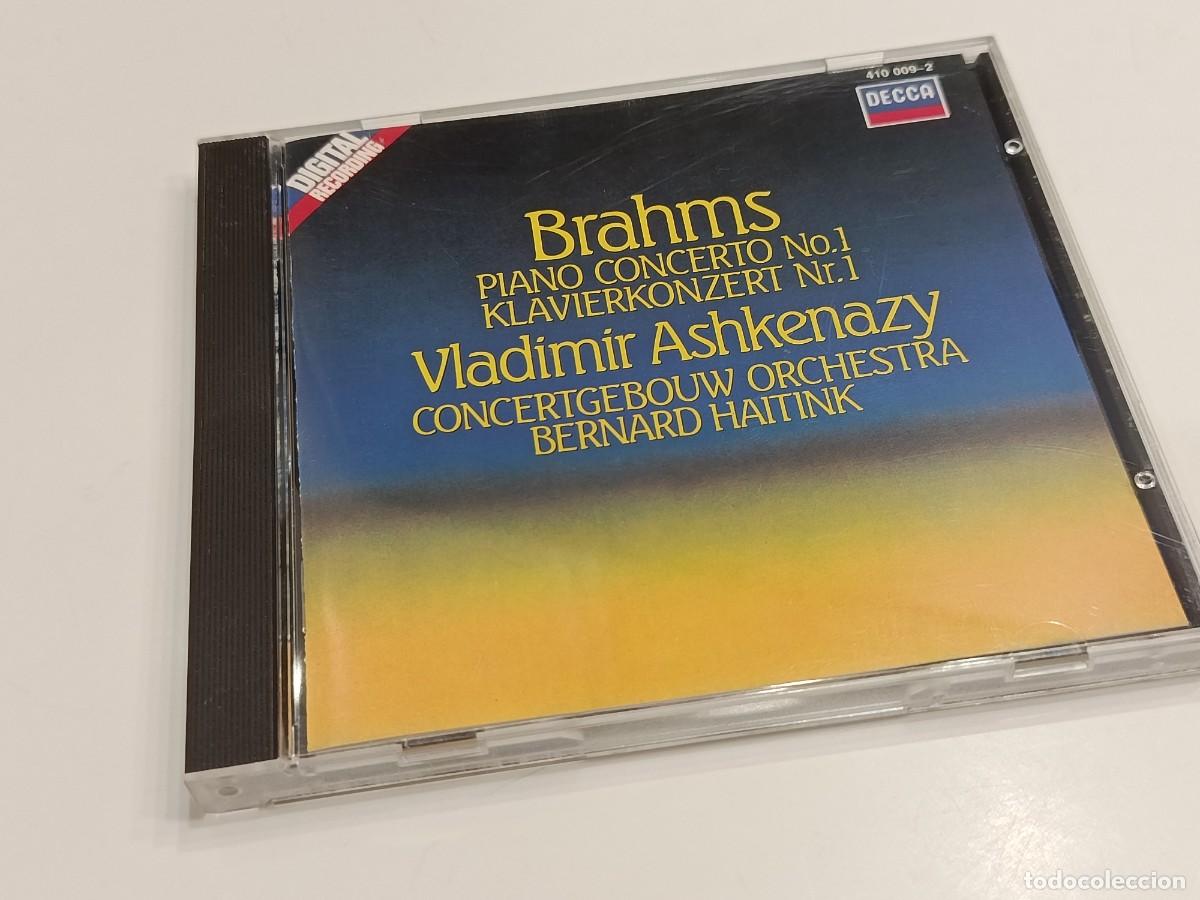 CDs de m&uacute;sica: BRAHMS - PIANO CONCERTO No. 1 - VLADIMIR ASHKENAZY - BERNARD HAITINK- DECCA CD 410 009-2 (1983) -NEW