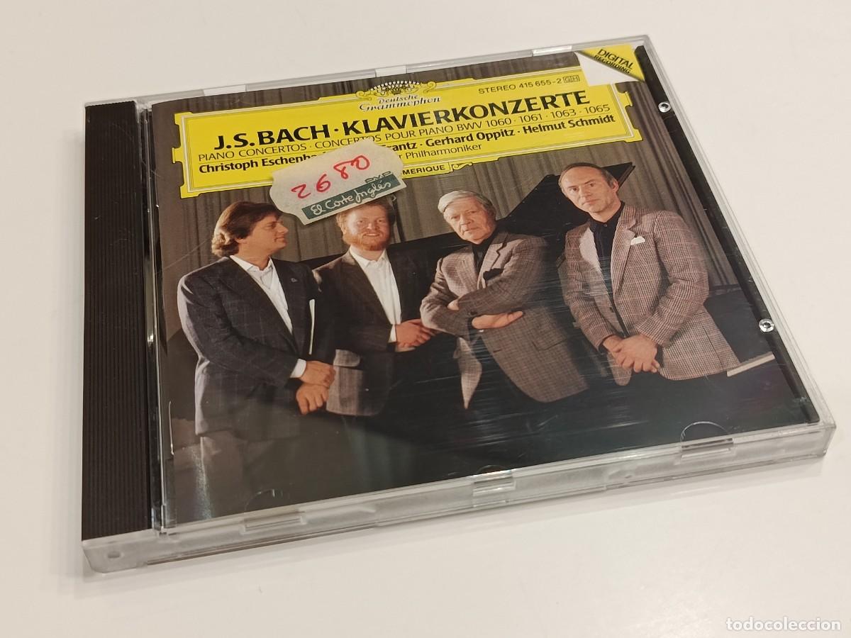 CDs de m&uacute;sica: BACH - KLAVIERKONZERTE BWV 1060 1061 1063 1065 - C. ESCHENBACH - DEUTSCHE GRAMMOPHON CD 415 655-2