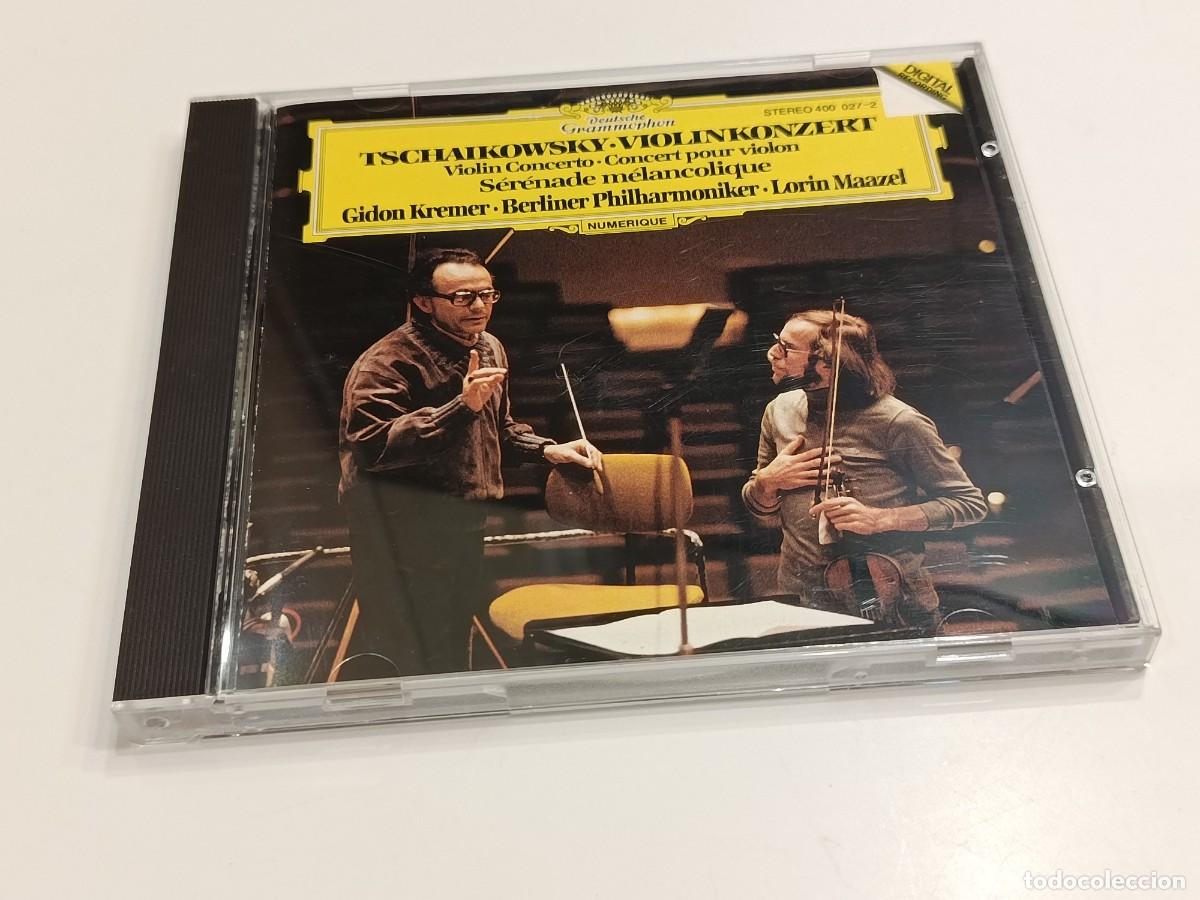 CDs de m&uacute;sica: TSCHAIKOWSKY - VIOLINKONZERT - GIDON KREMER - LORIN MAAZEL - DEUTSCHE GRAMMOPHON CD 400 027-2 -NUEVO