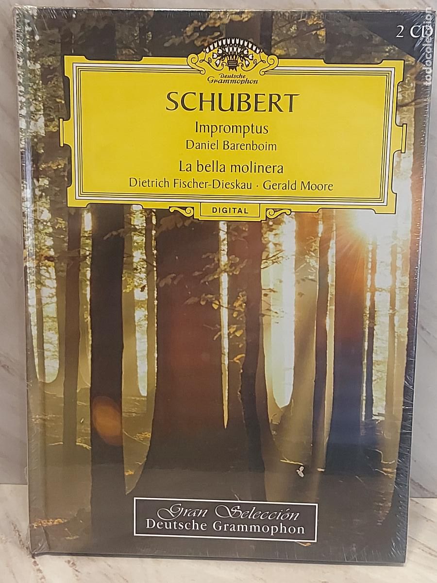 CDs de m&uacute;sica: SCHUBERT | IMPROMPTUS | LA BELLA MOLINERA | BARENBOIM | FISCHER-DIESKAU | 2 CD | PRECINTADO