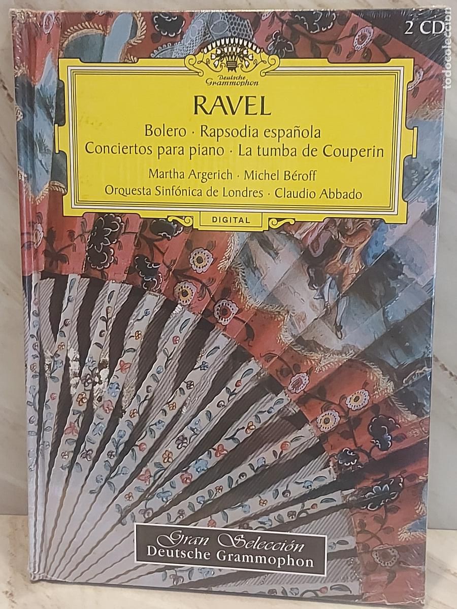 CDs de m&uacute;sica: RAVEL | BOLERO | RAPSODIA ESPA&Ntilde;OLA | ARGERICH | ABBADO | 2 CD | PRECINTADO
