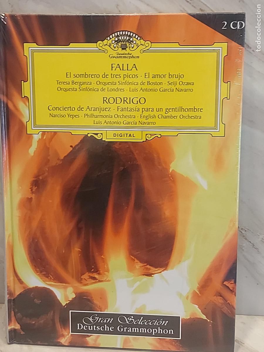 CDs de m&uacute;sica: FALLA | RODRIGO | BERGANZA | YEPES | OZAWA | GARC&Iacute;A NAVARRO | 2 CD | PRECINTADO