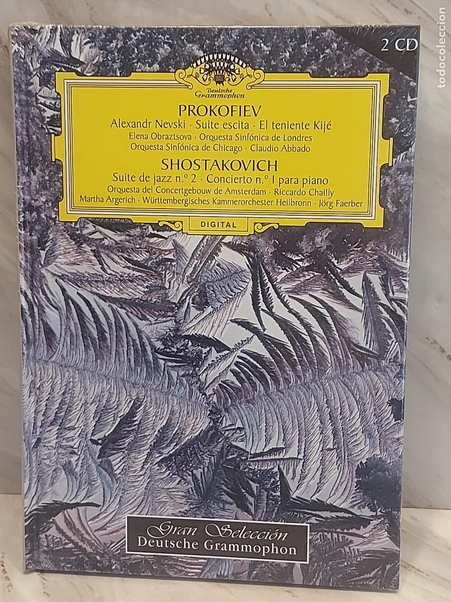CDs de m&uacute;sica: PROKOFIEV | SHOSTAKOVICH | ABBADO | ARGERICH | CHAILLY | 2 CD | PRECINTADO