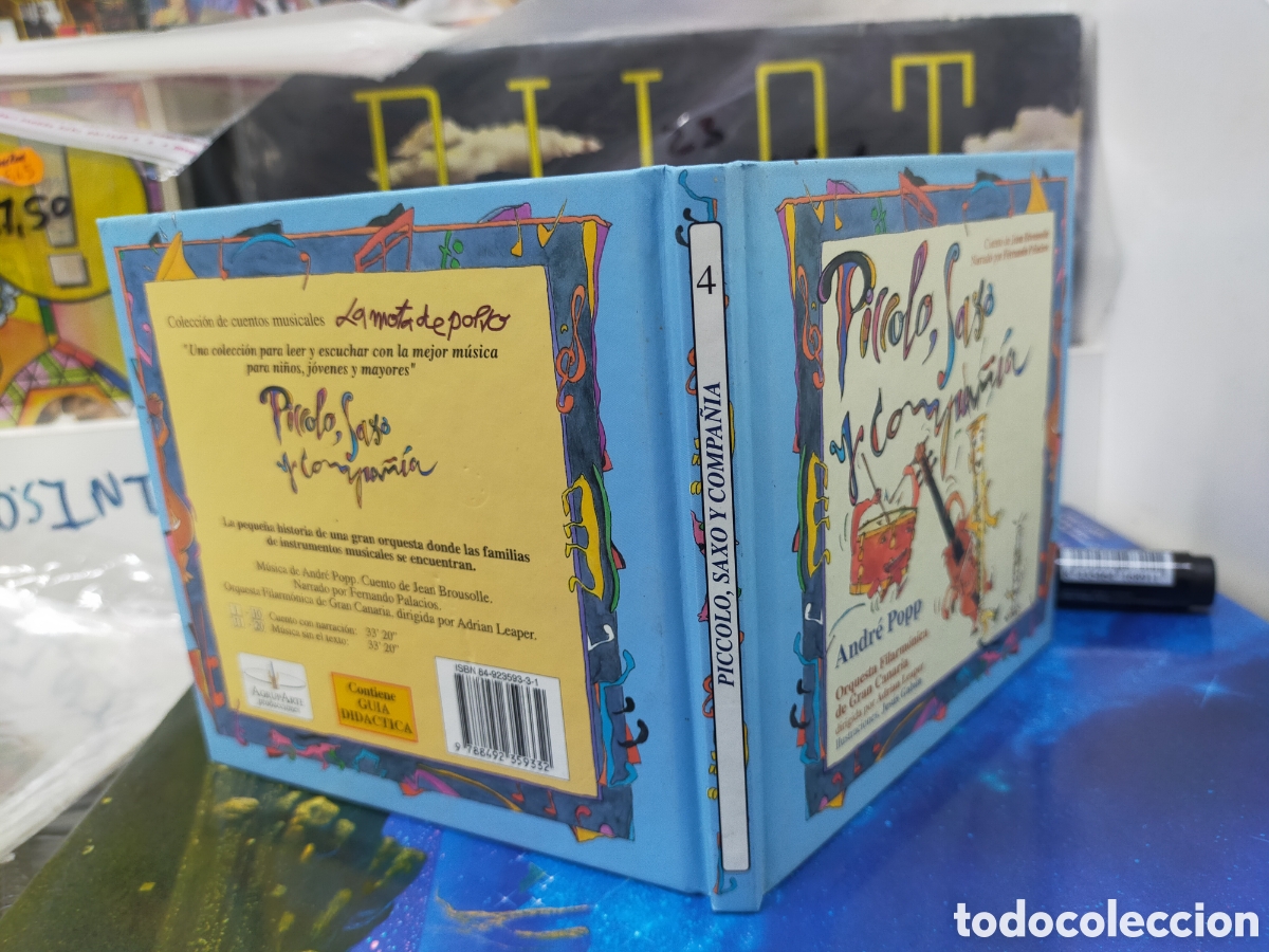 CDs de m&uacute;sica: Piccolo ,saxo y compa&ntilde;&iacute;a CD libro andre popp