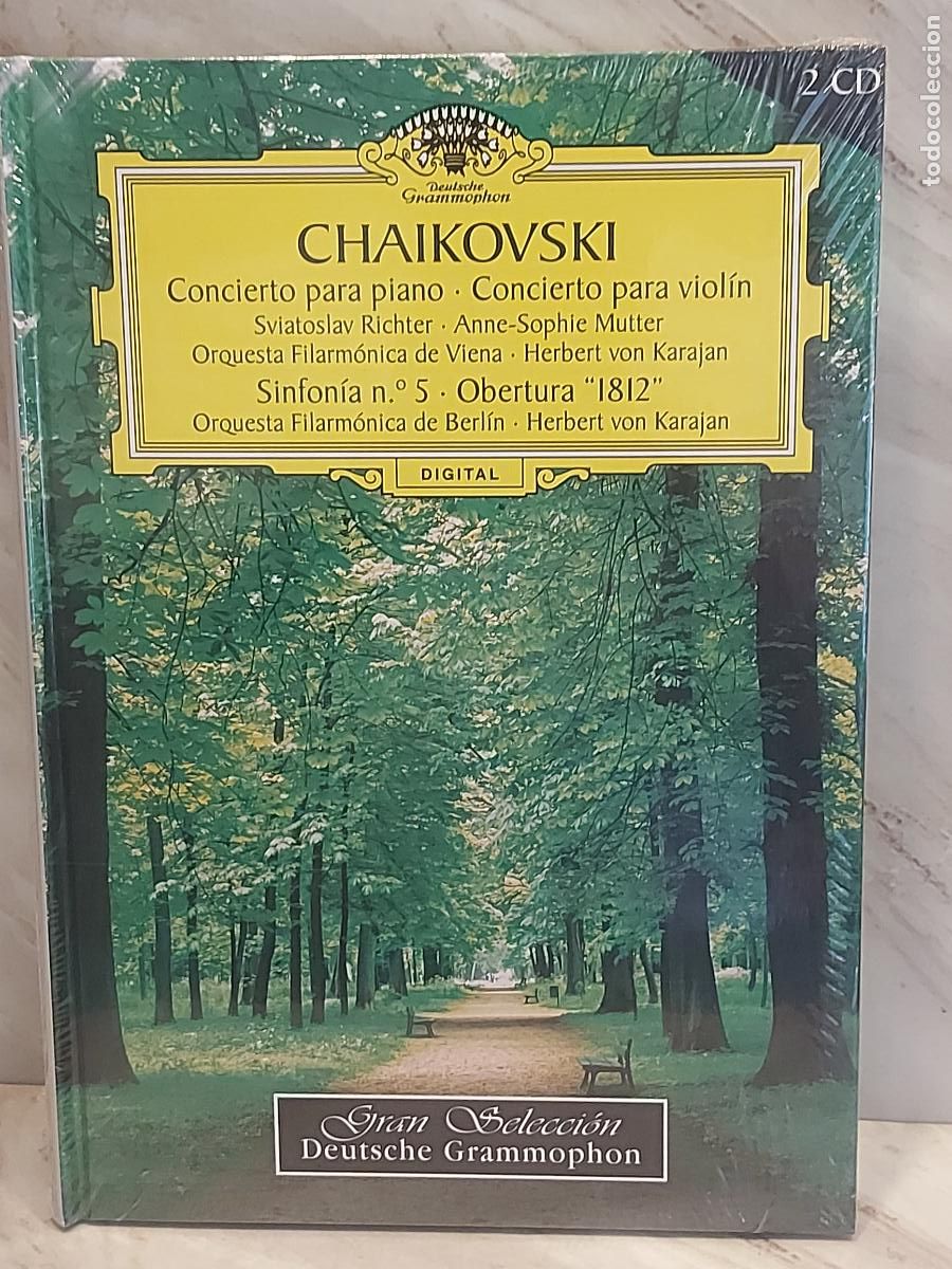 CDs de m&uacute;sica: CHAIKOVSKI | N.&ordm; 30 | CONCIERTOS PIANO Y VIOL&Iacute;N | SINFON&Iacute;A N.&ordm; 5 | KARAJAN | 2 CD | PRECINTADO