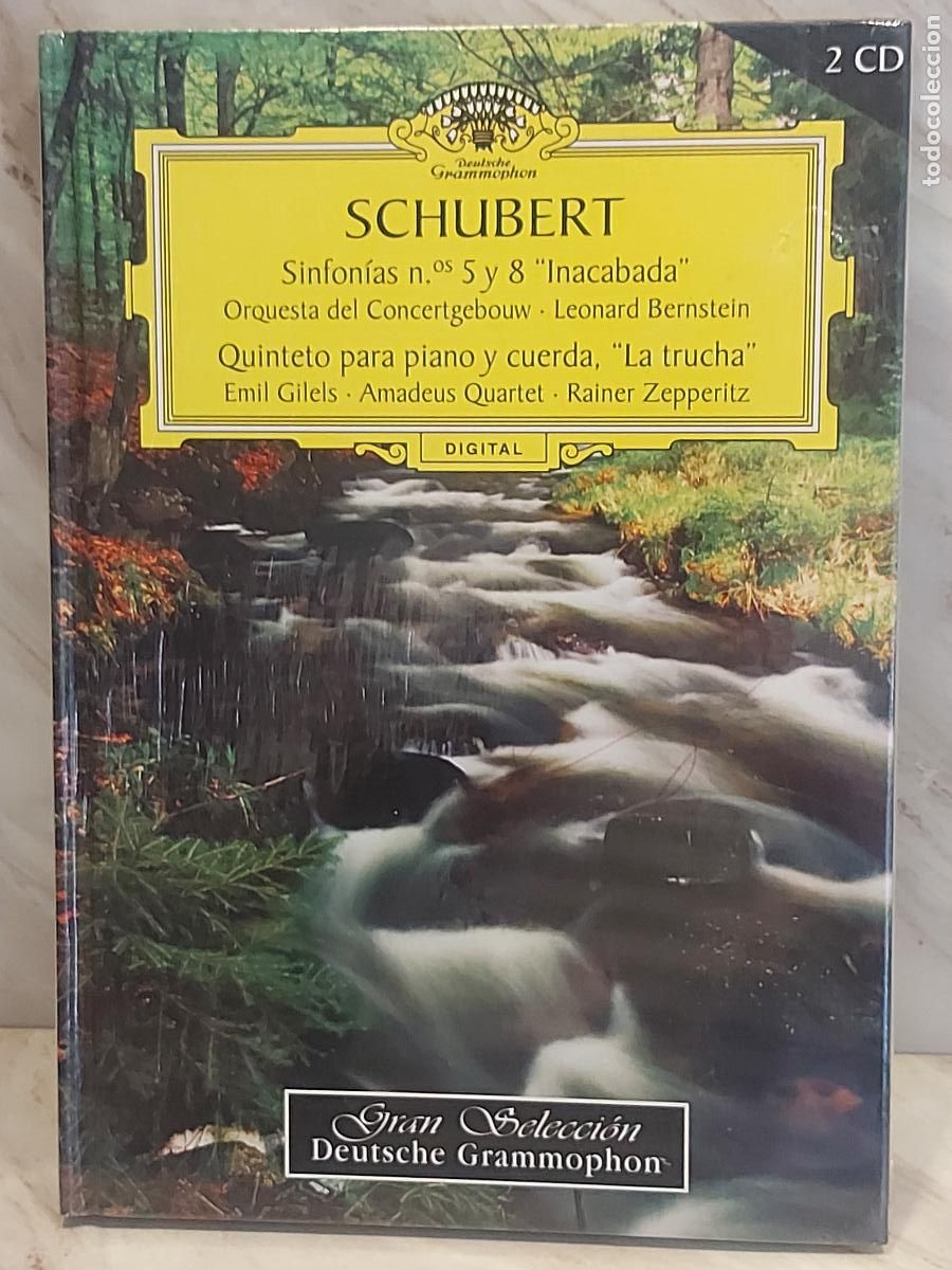 CDs de m&uacute;sica: SCHUBERT | N.&ordm; 15 | SINFON&Iacute;AS 5 Y 8 INACABADA | LA TRUCHA | BERNSTEIN | 2 CD | PRECINTADO