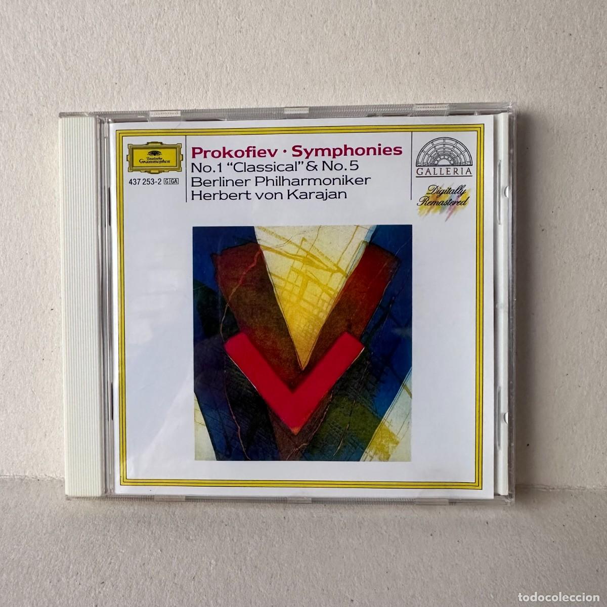 CDs de m&uacute;sica: Prokofiev - Karajan - Symphonies No. 1 &rdquo;Classical&rdquo; & No. 5 (CD)