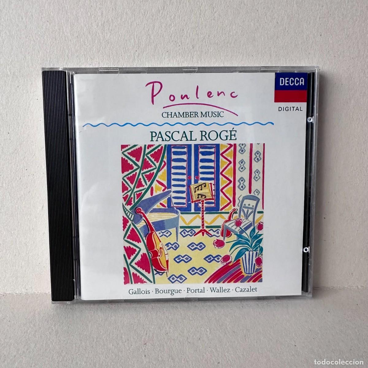 CDs de m&uacute;sica: Poulenc - Pascal Rog&eacute; - Chamber Music (CD)