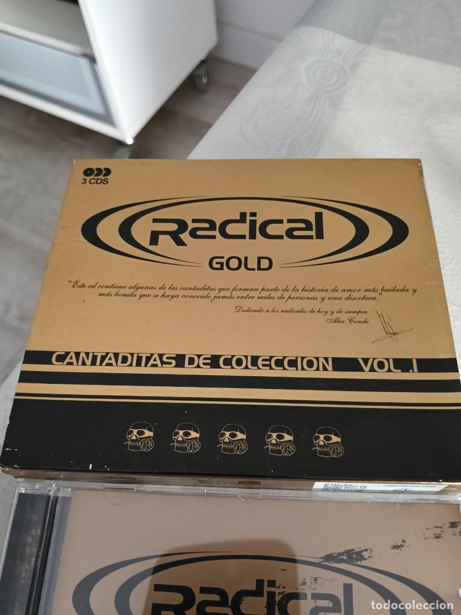 CDs de m&uacute;sica: RAR 3 CD'S. RADICAL GOLD. CAJA EXTERIOR X&iexcl;CART&Oacute;N. ITALO DANCE. RADIORAMA. VOL.1