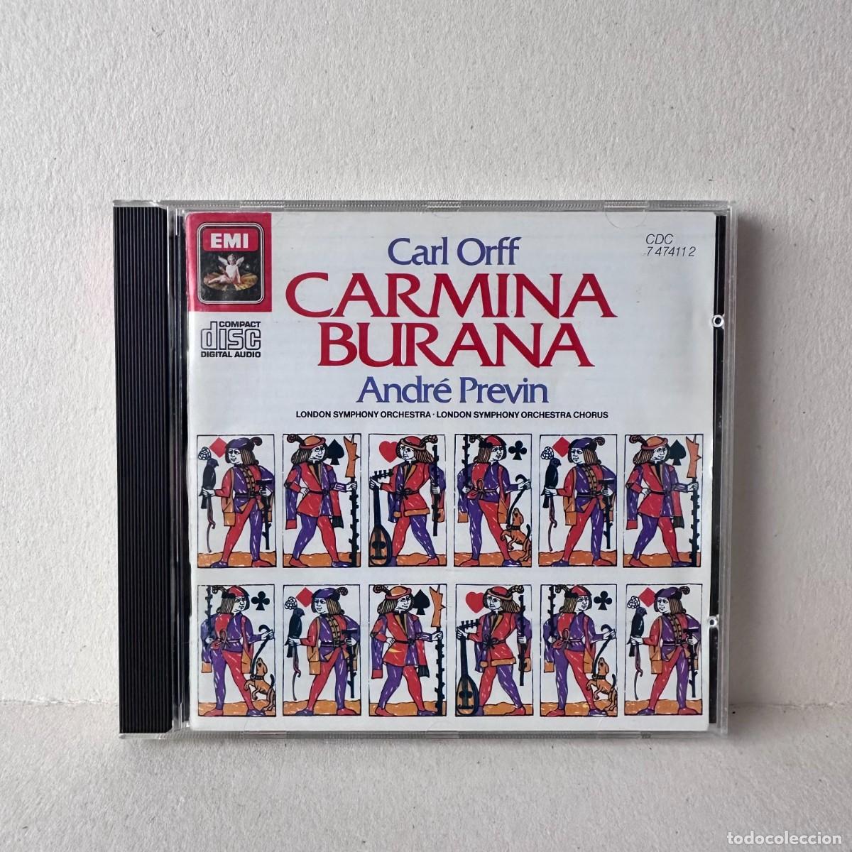 CDs de m&uacute;sica: Orff - Previn - Carmina Burana (CD)