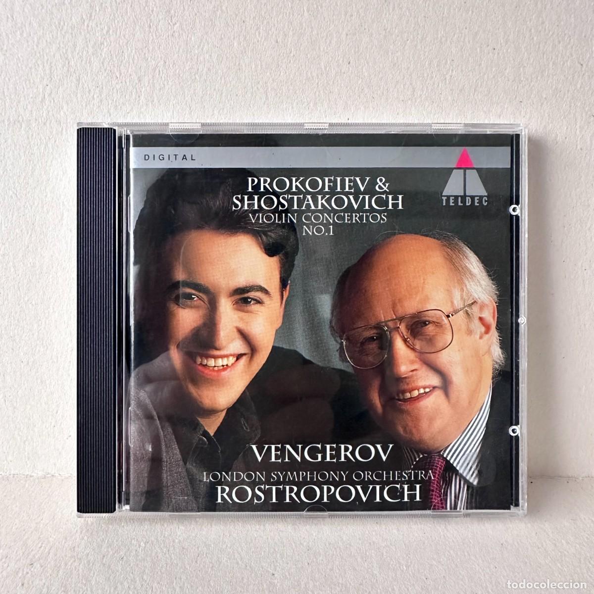 CDs de m&uacute;sica: Prokofiev, Shostakovich - Rostropovich, Vengerov - Violin Concertos No.1 (CD)