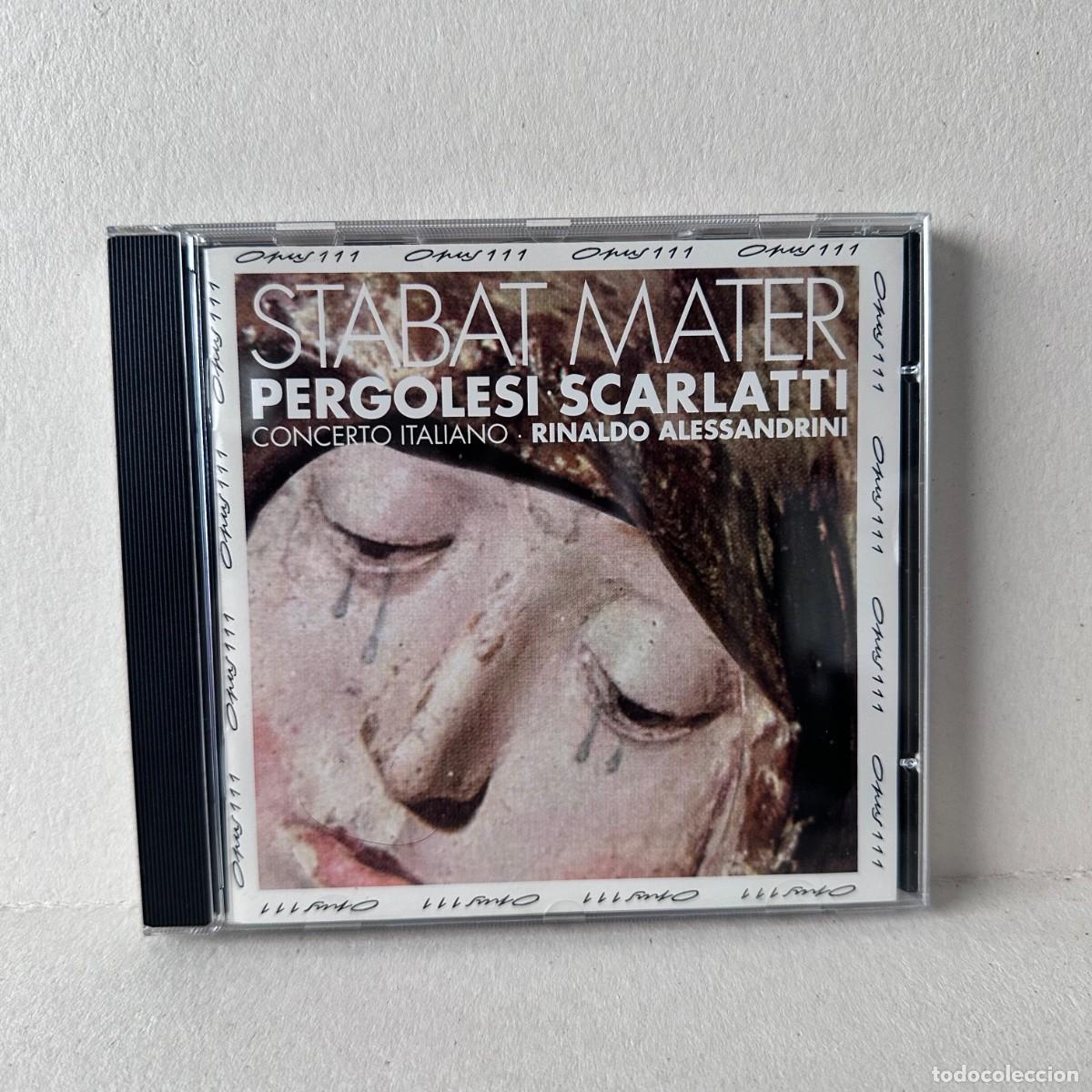 CDs de m&uacute;sica: Pergolesi, Scarlatti - Alessandrini - Stabat Mater, Concerto Italiano (CD)