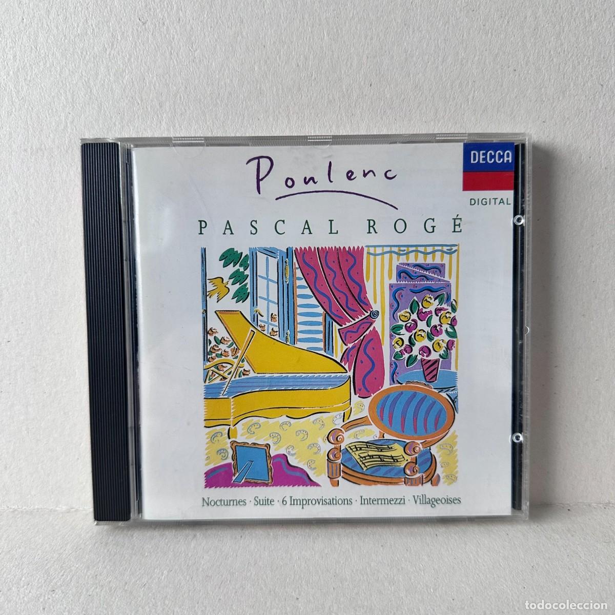 CDs de m&uacute;sica: Poulenc - Pascal Rog&eacute; - Nocturnes, Suite, 6 Improvisations, Intermezzi, Villageoises (CD)