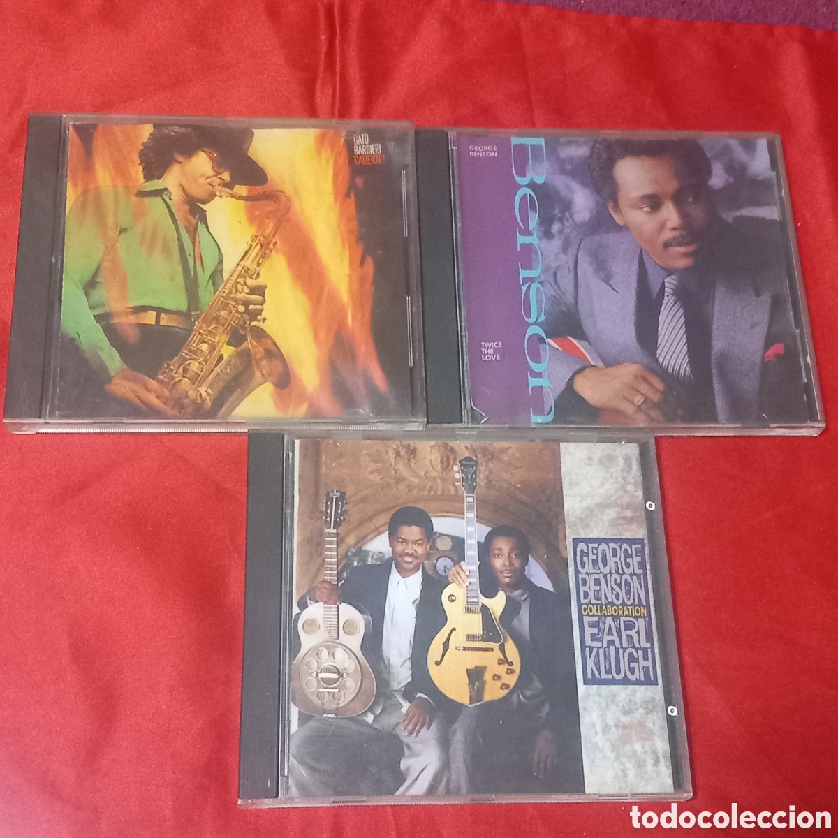 CDs de m&uacute;sica: 3&times;CD GEORGE BENSON y EARL KLUGH+GATO BARBIERI(muy pocas se&ntilde;ales)