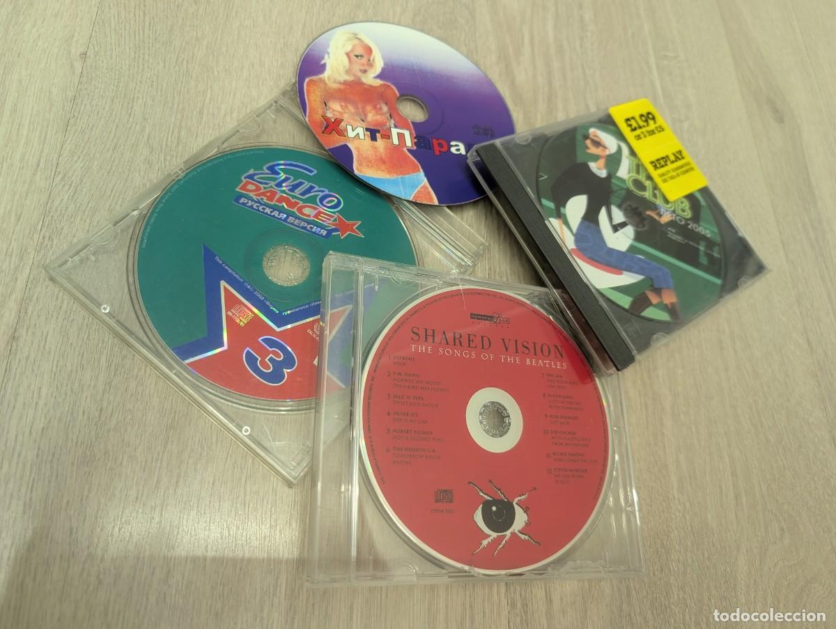 CDs de m&uacute;sica: LOTE DE 4 CD,S - EURODANCE, DANCE NETO 2005, XESUAL DANCE, Y SHARED VISION - SONGS ON BEATLES