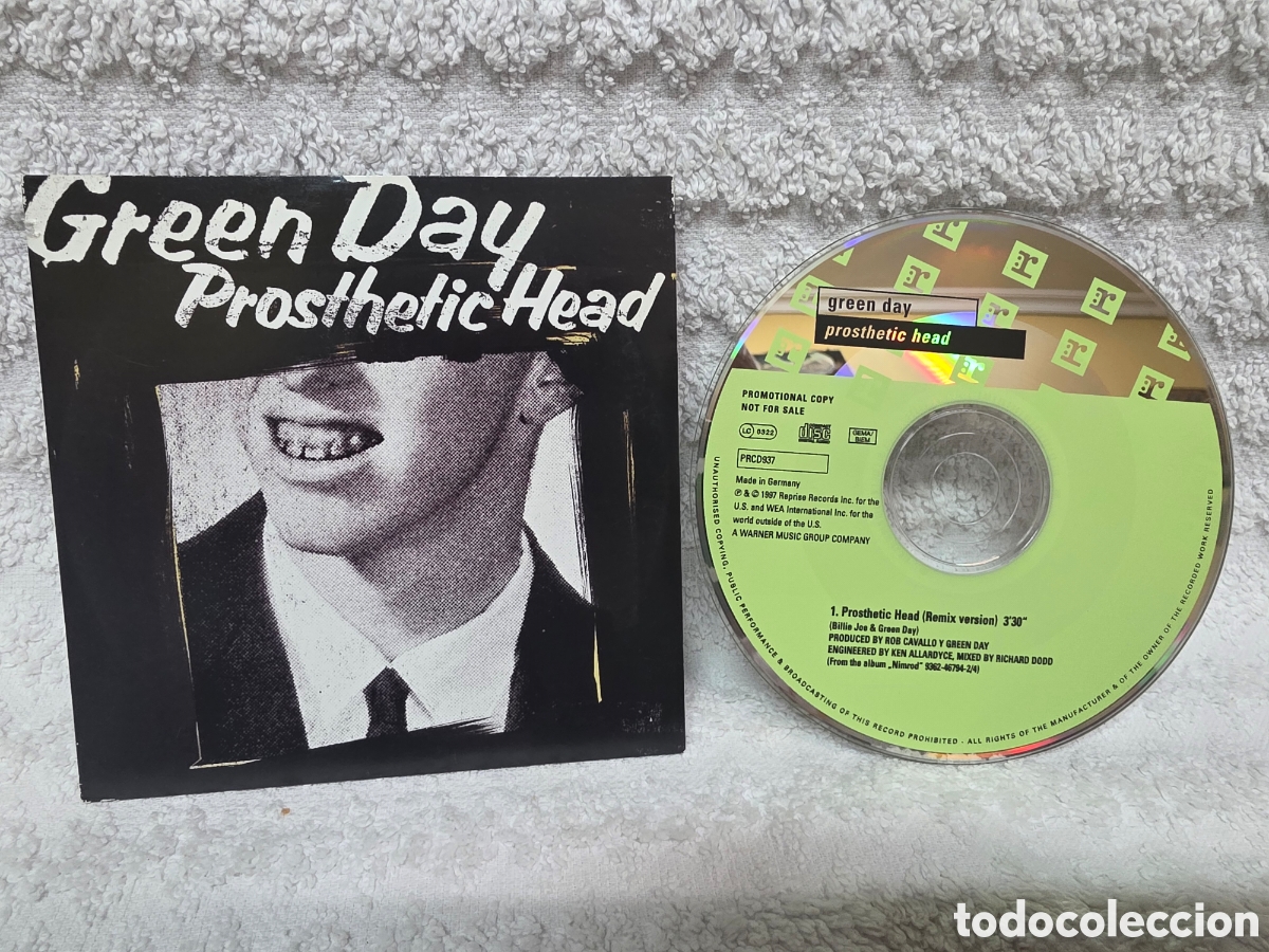 CDs de m&uacute;sica: Green Day&nbsp;&ndash;&nbsp;Prosthetic Head 1997 GERMANY