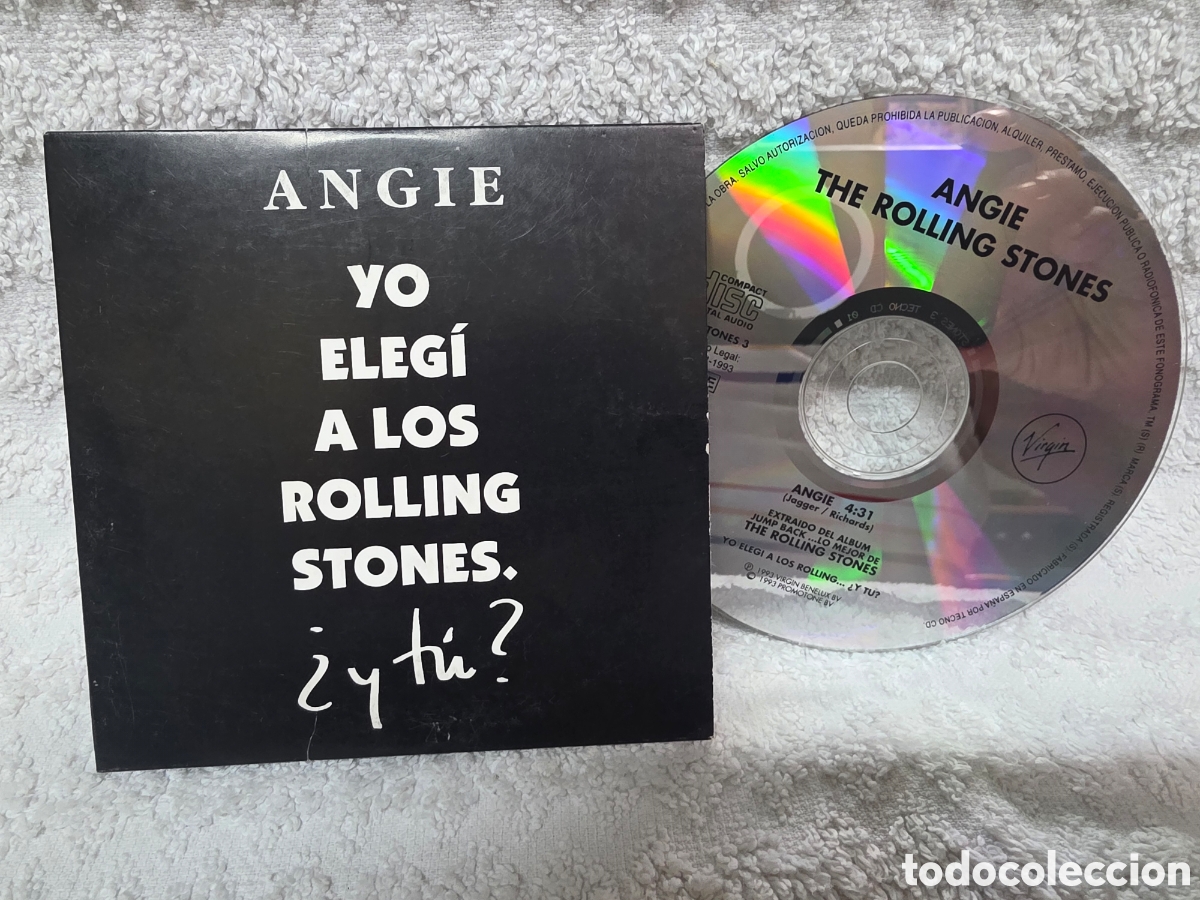 CDs de m&uacute;sica: The Rolling Stones&nbsp;&ndash;&nbsp;Yo Elegi A Los Rolling Stones. &iquest;Y T&uacute;? - Angie 1993 espa&ntilde;ol