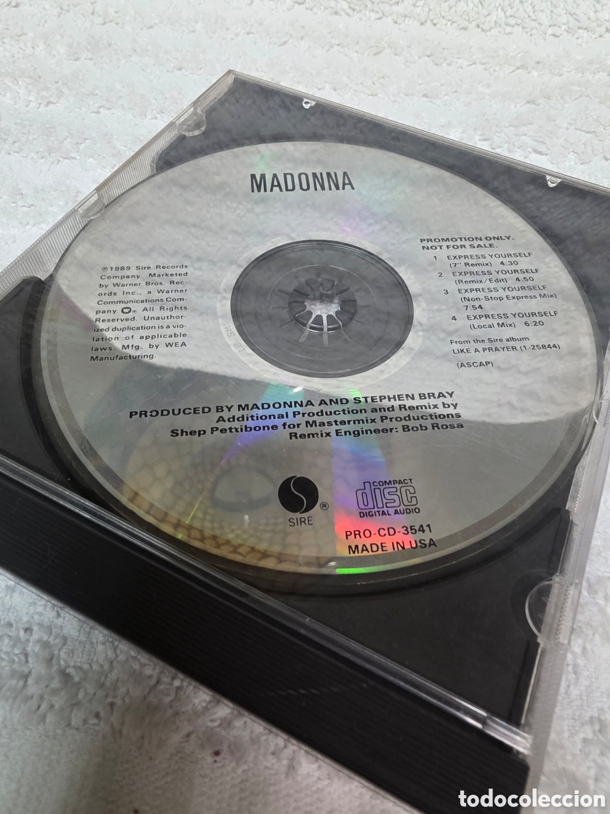 CDs de m&uacute;sica: Madonna&nbsp;&ndash;&nbsp;Express Yourself PRO-CD-3541 U.S.A.