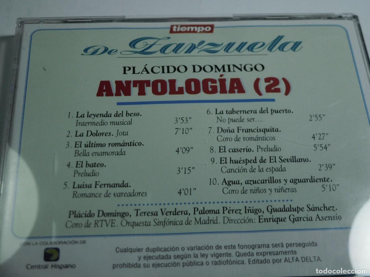 CDs de m&uacute;sica: Zarzuela antologia 2 Placido Domingo