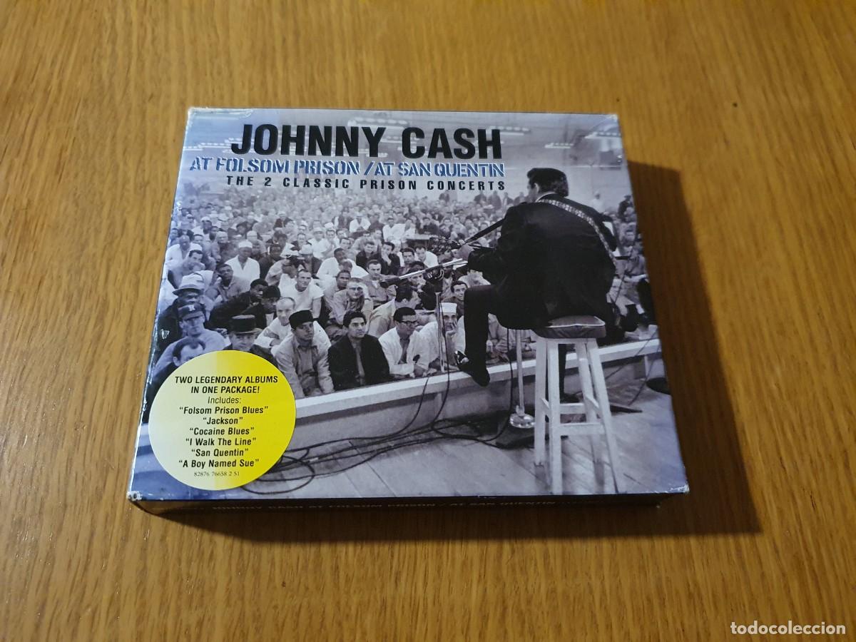 CDs de m&uacute;sica: 2 CD - Johnny Cash&nbsp;&ndash;&nbsp;Johnny Cash At San Quentin - 2 classic concerts