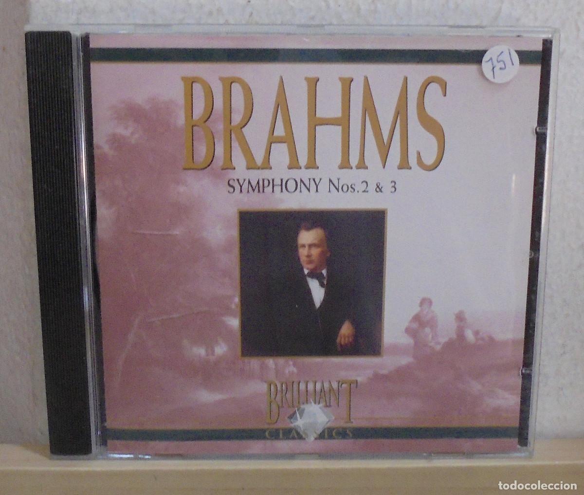 CDs de m&uacute;sica: Brahms. Symphony, n&uacute;m. 2 & 3 -- CD