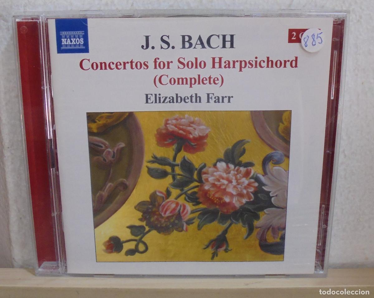 CDs de m&uacute;sica: J. S. Bach. Concertos fur Solo Harpsichord (Complete). Elizabeth Farr -- 2 CD 's