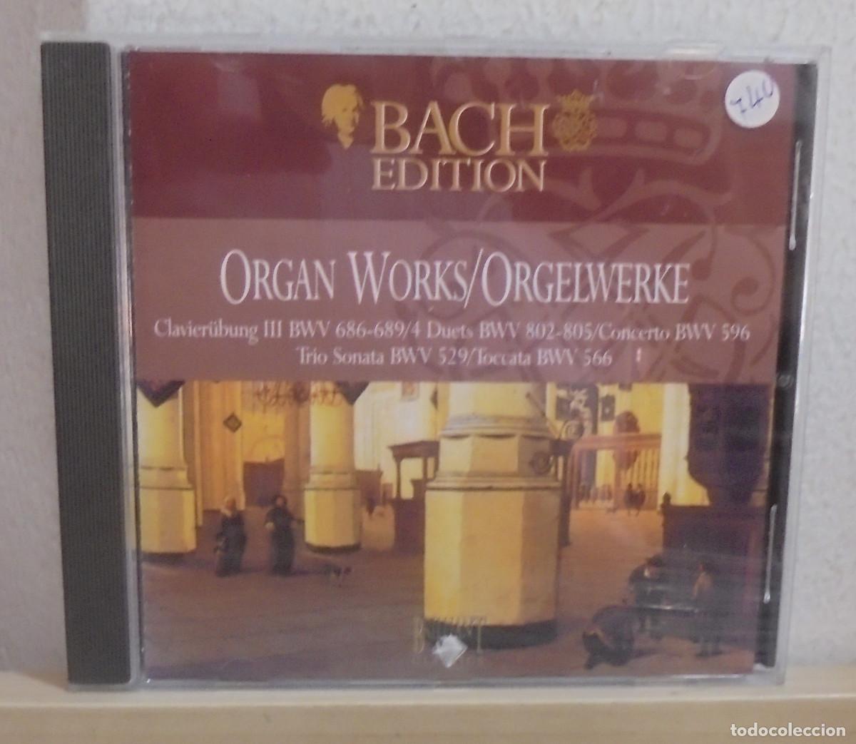 CDs de m&uacute;sica: J. S. Bach. Organ works -- CD