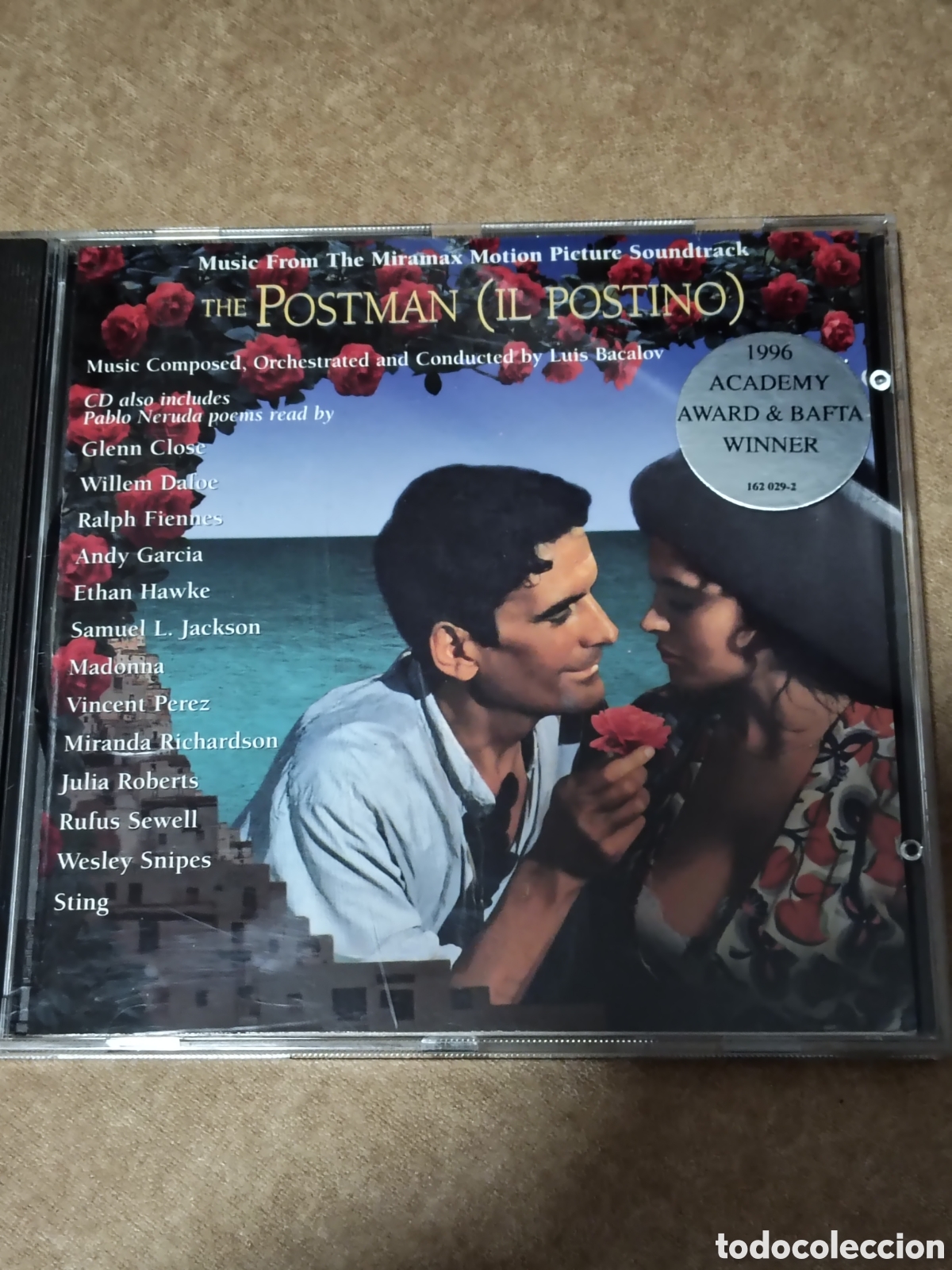 CDs de m&uacute;sica: banda sonora original de The Postman (Il Postino)