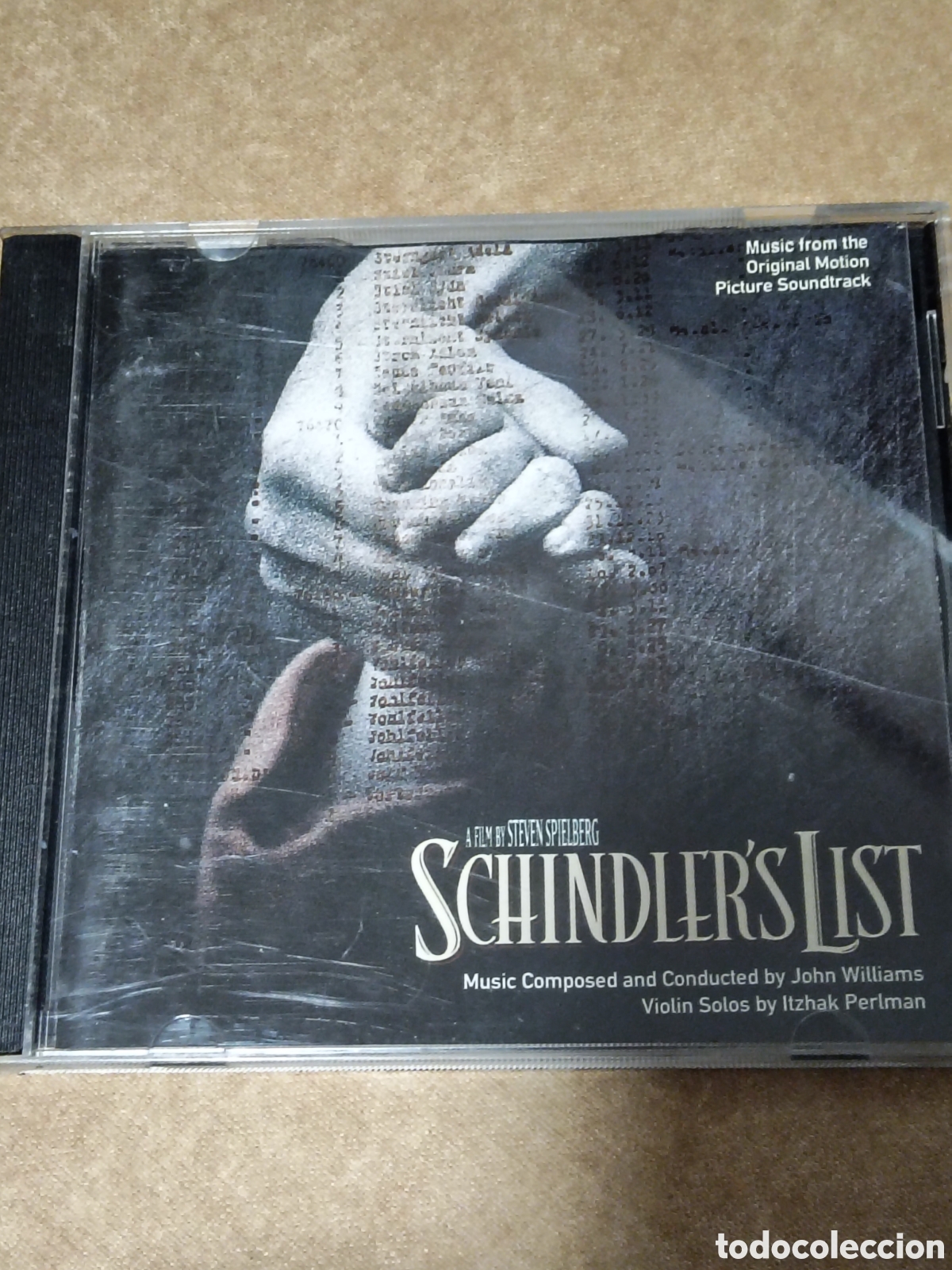 CDs de m&uacute;sica: CD de la banda sonora original de la pel&iacute;cula La lista de Schindler (