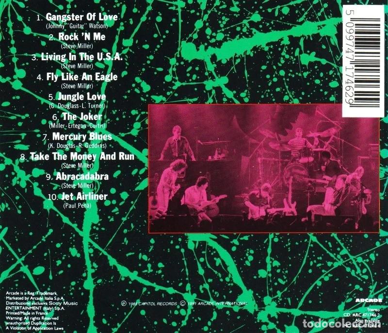 CDs de m&uacute;sica: STEVE MILLER BAND. LIVE. CD. - Foto 2