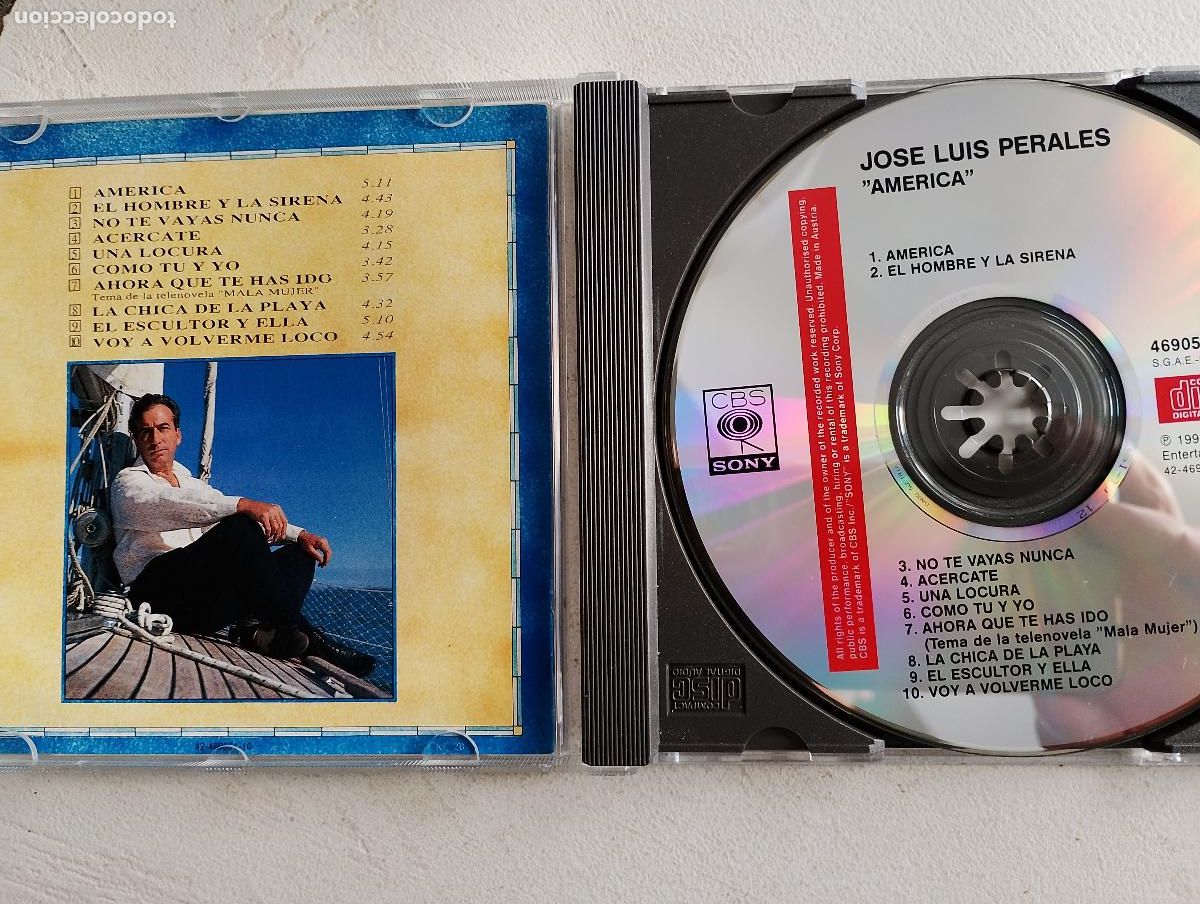 CDs de m&uacute;sica: jose luis perales, america, - Foto 4