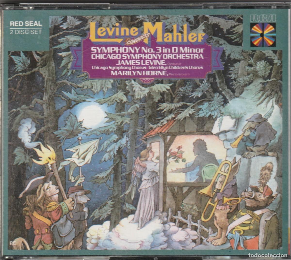 CDs de m&uacute;sica: MAHLER - SYMPHONY NO.3 (2 X CD + LIBRETO RCA RED SEAL 1990) JAMES LEVINE