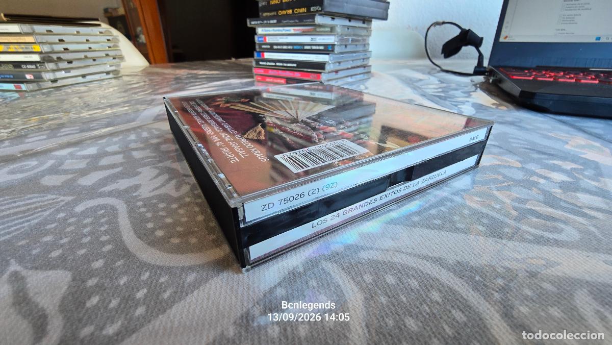 CDs de m&uacute;sica: LOS 24 GRANDES EXITOS DE LA ZARZUELA MUSICA PACK 2 CD IMPECABLE SE