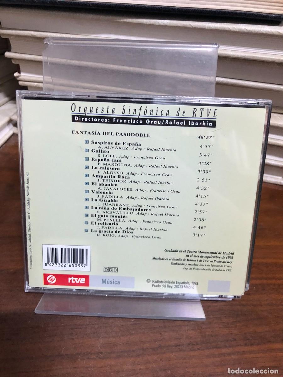 CDs de m&uacute;sica: Fantas&iacute;a del Pasodoble Orquesta Sinf&oacute;nica de RTVE - Foto 2