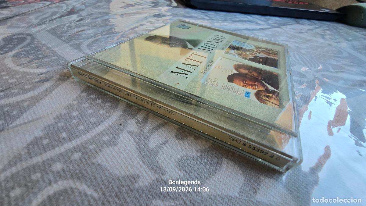 CDs de m&uacute;sica: MATT MONRO THIS IS LIFE HERE&acute;S TO MY LADY CD COMO NUEVO SE