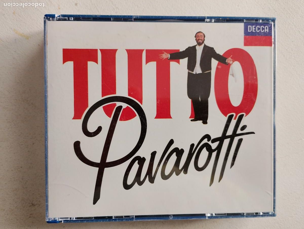 CDs de m&uacute;sica: tutto pavarotti, 2 cds 1989