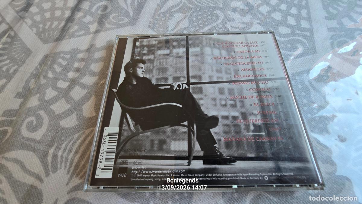 CDs de m&uacute;sica: LUIS MIGUEL ROMANCES CD PERFECTO SE - Foto 2