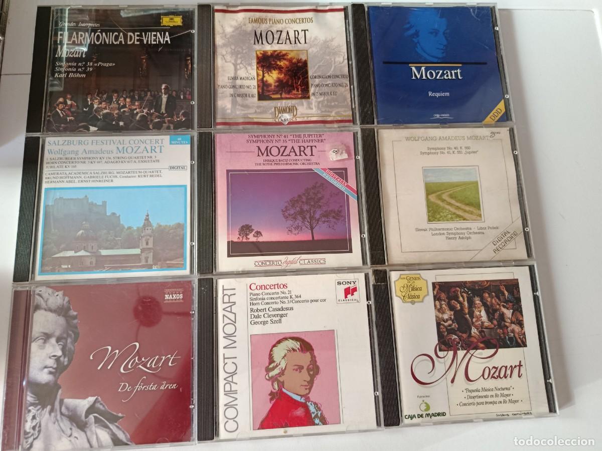 CDs de m&uacute;sica: 9 CD MOZART MUSICA CLASICA