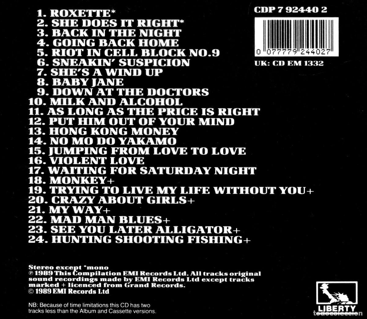 CDs de m&uacute;sica: DR. FEELGOOD. SINGLES. THE U.A. YEARS. CD. - Foto 2
