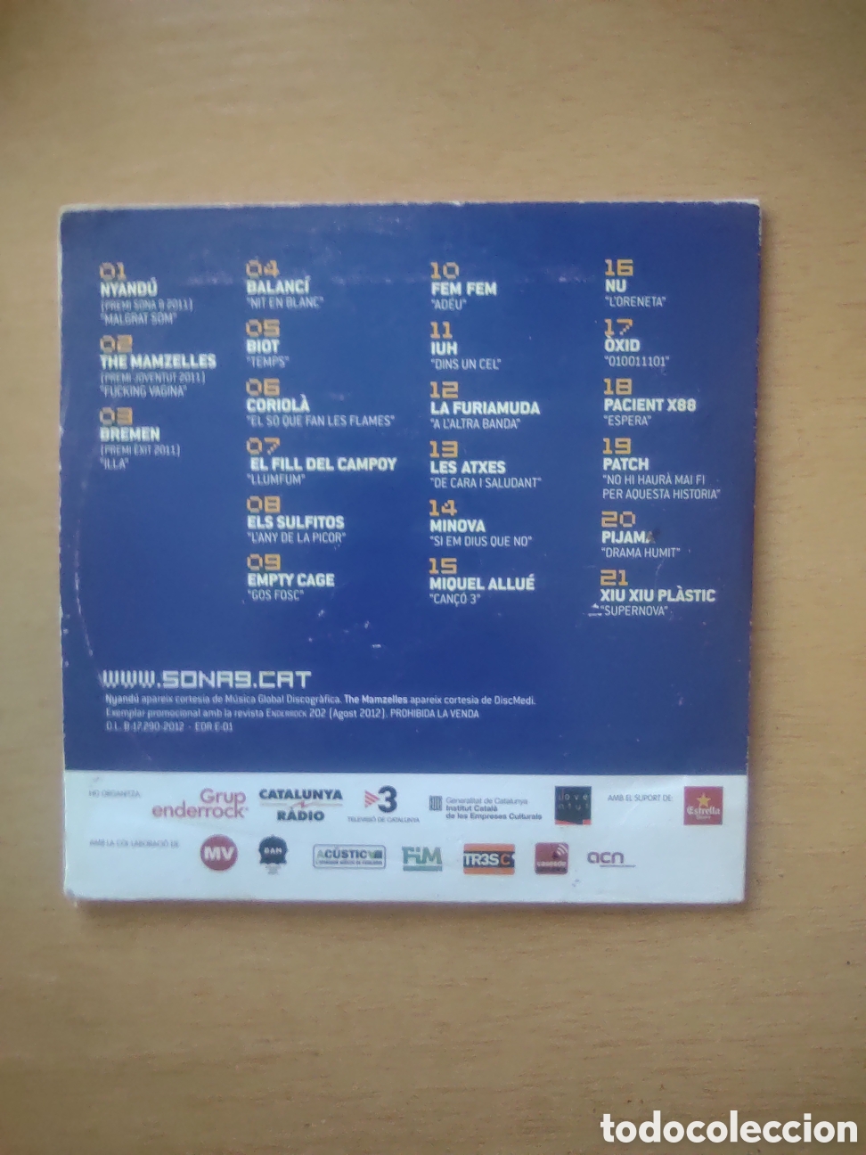 CDs de m&uacute;sica: CD XII Concurs De Maquetes 2012 Sonar - Foto 2