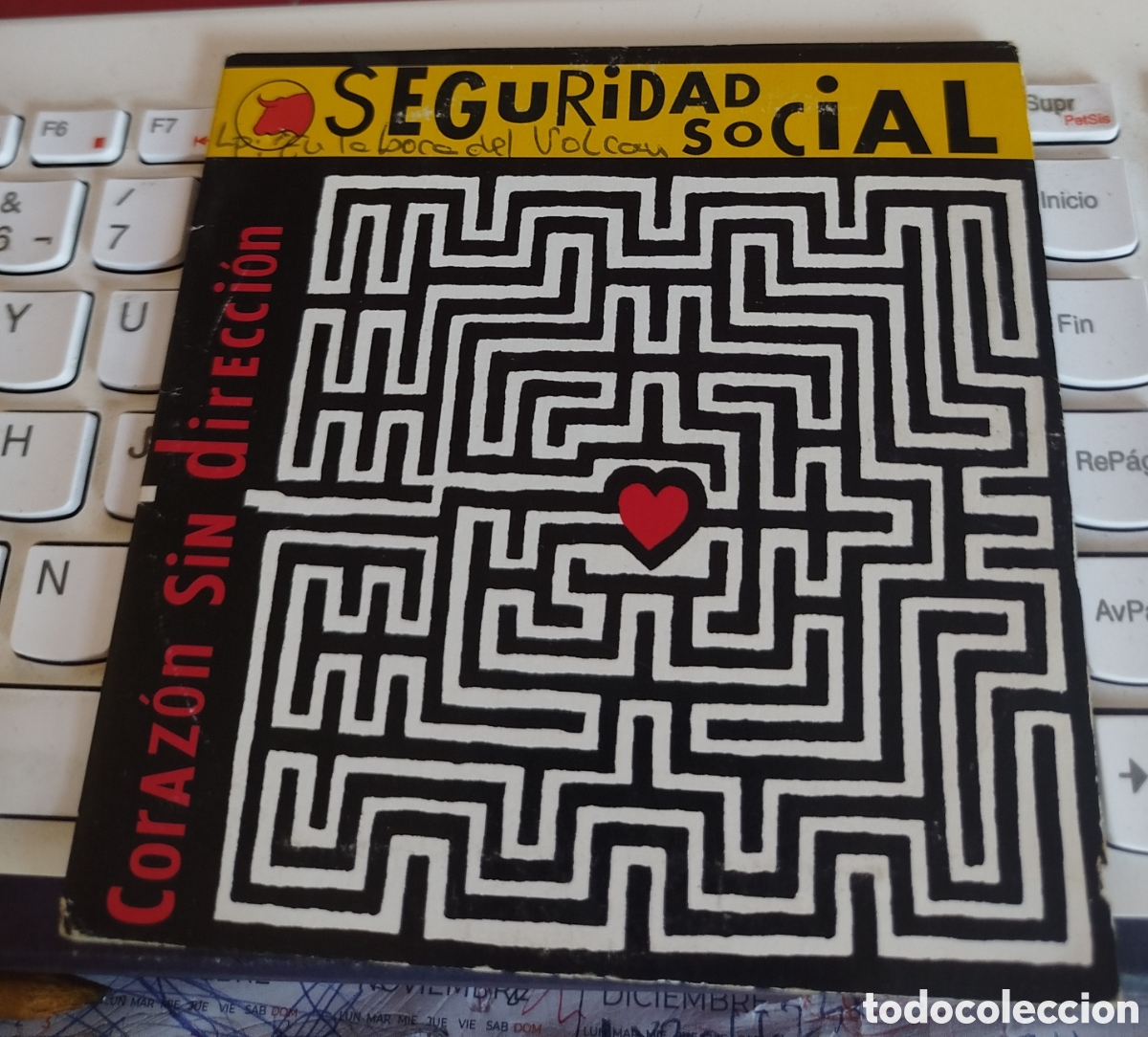 CDs de m&uacute;sica: Seguridad social - coraz&oacute;n sin direcci&oacute;n. CD single